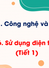 Bài 6 Sử dụng điện thoại (Tiết 1)